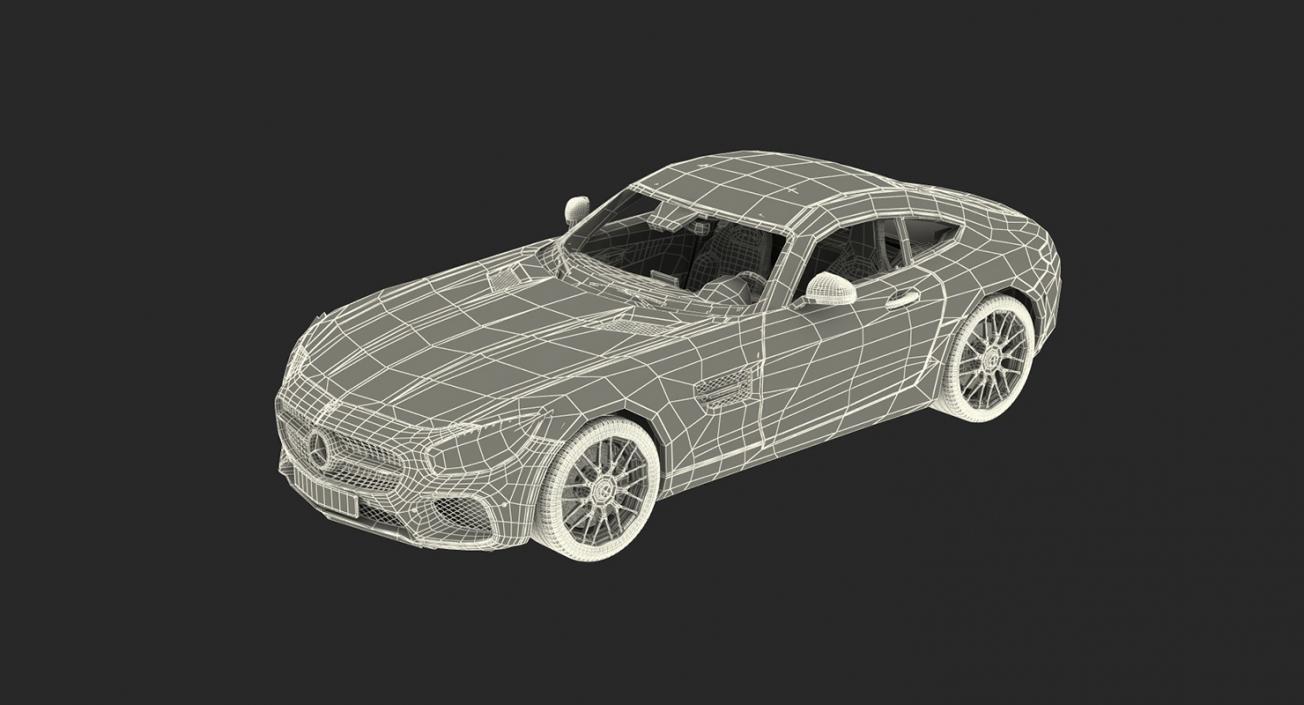 3D Mercedes Benz Cars Rigged Collection