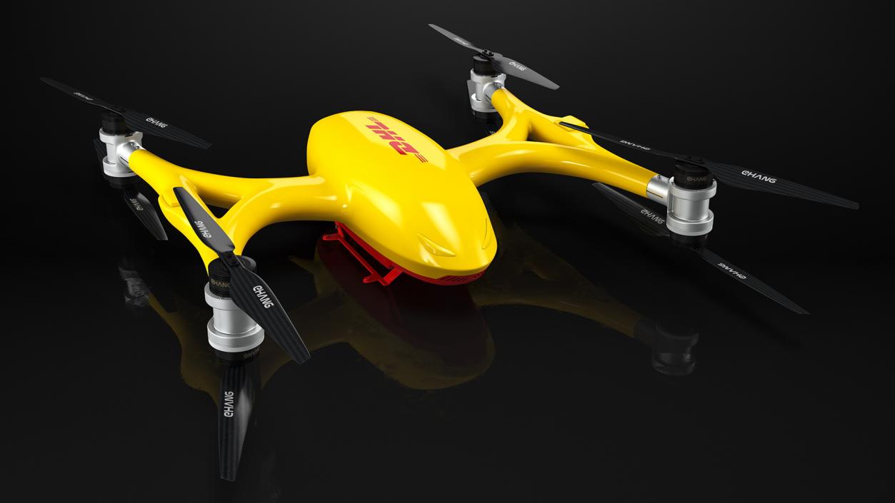 3D model DHL Quadcopter Drone