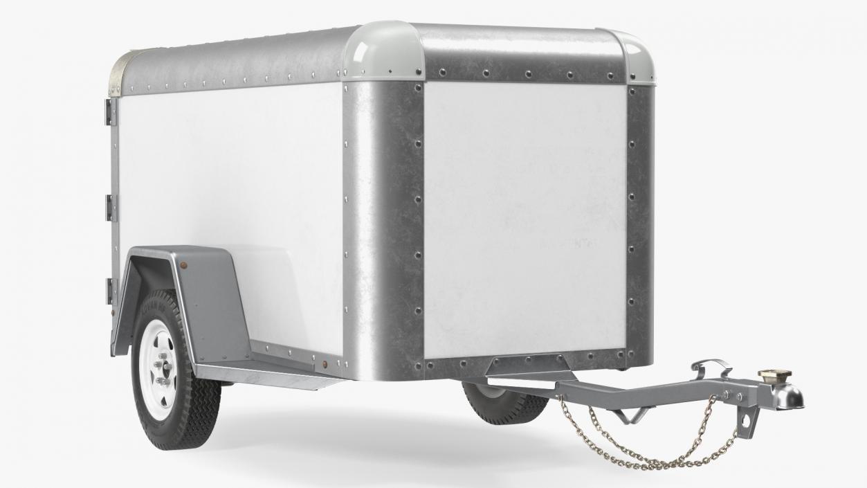 4x8 Cargo Trailer 3D