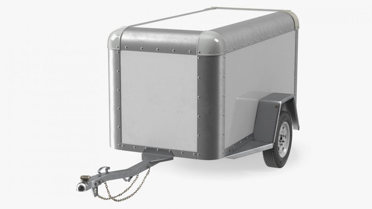 4x8 Cargo Trailer 3D