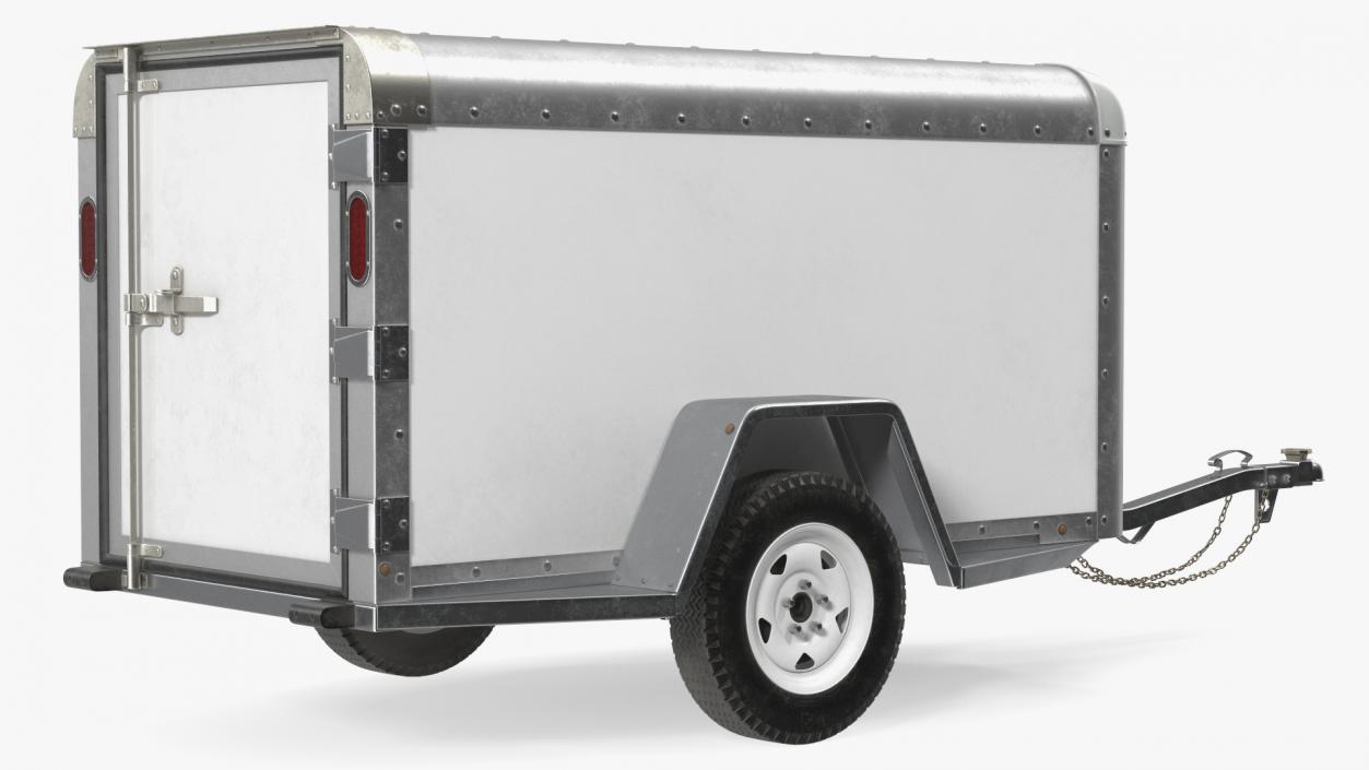 4x8 Cargo Trailer 3D