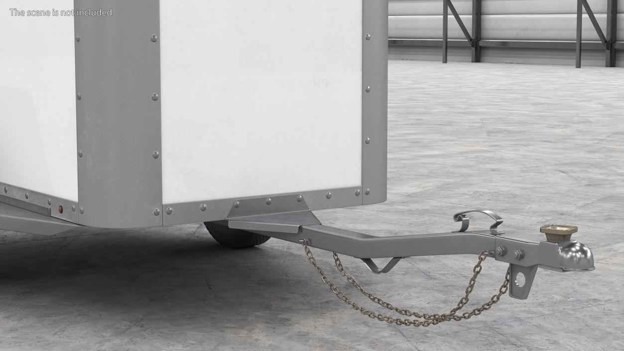 4x8 Cargo Trailer 3D