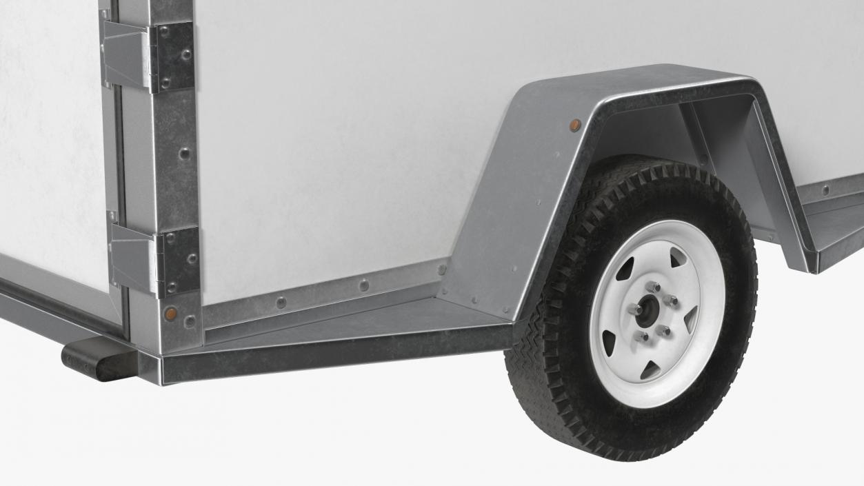 4x8 Cargo Trailer 3D