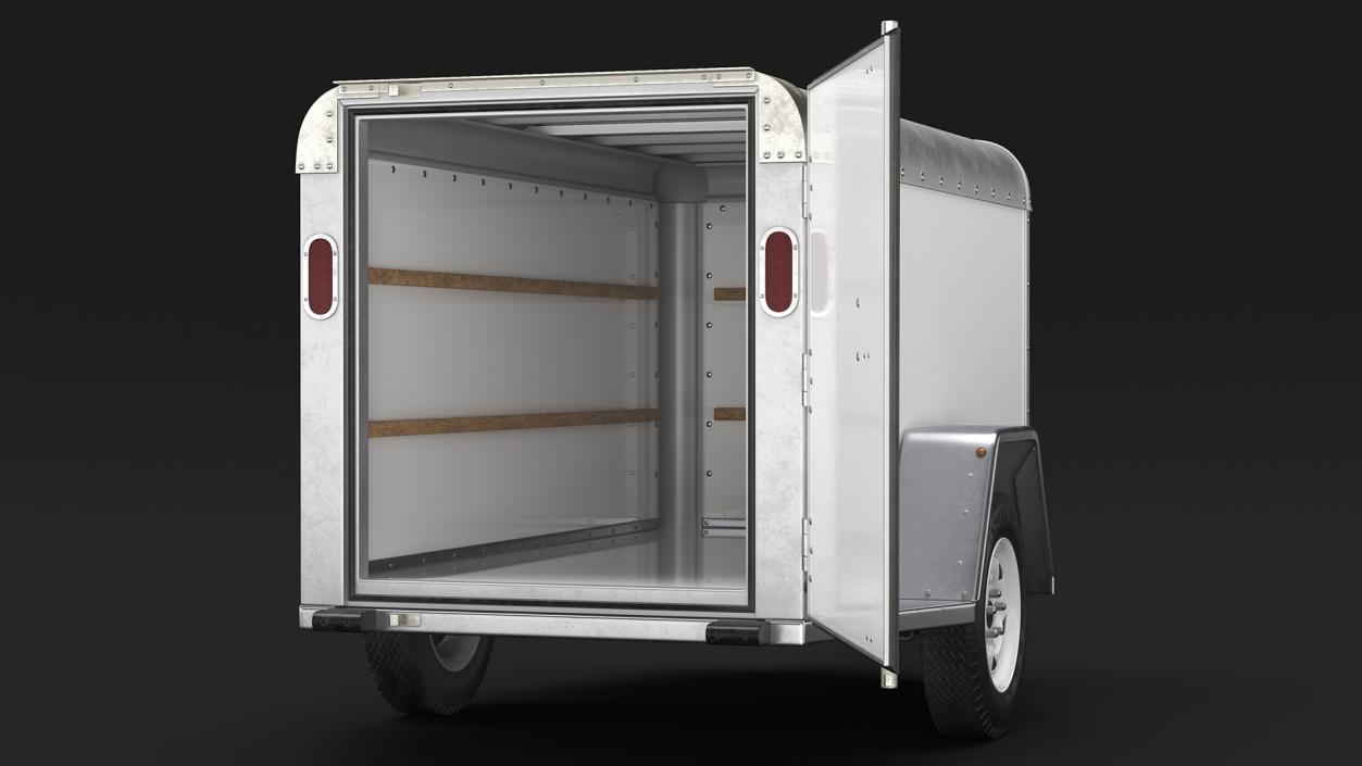 4x8 Cargo Trailer 3D