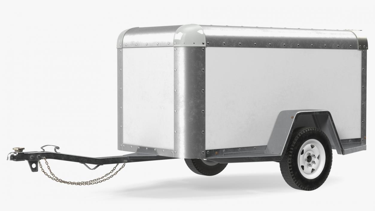 4x8 Cargo Trailer 3D