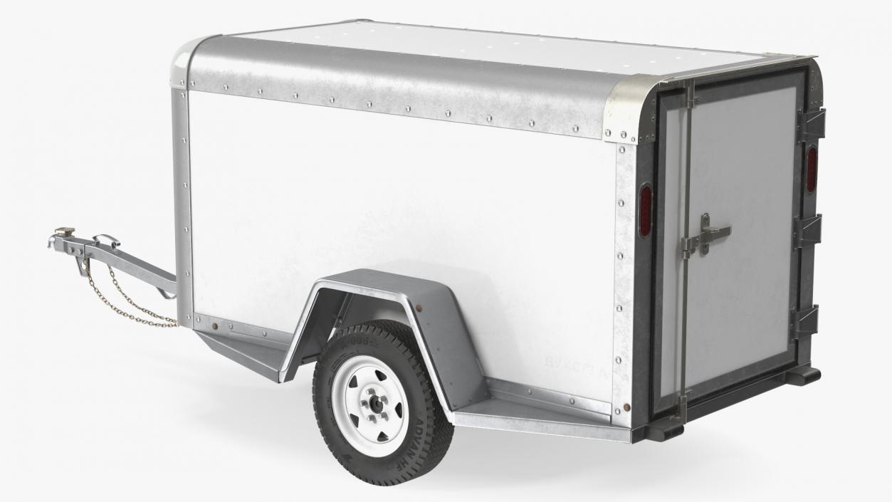 4x8 Cargo Trailer 3D