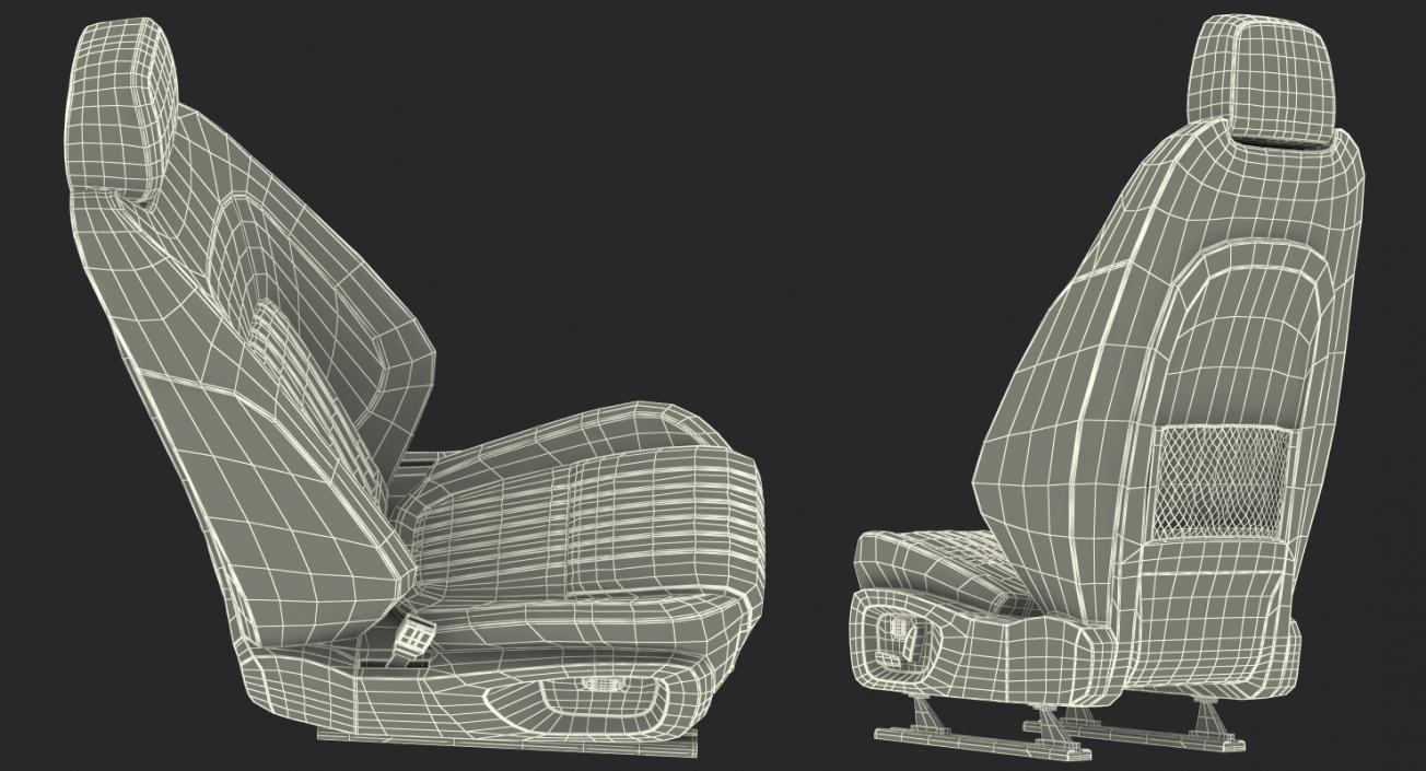 3D Sedan Front Seat