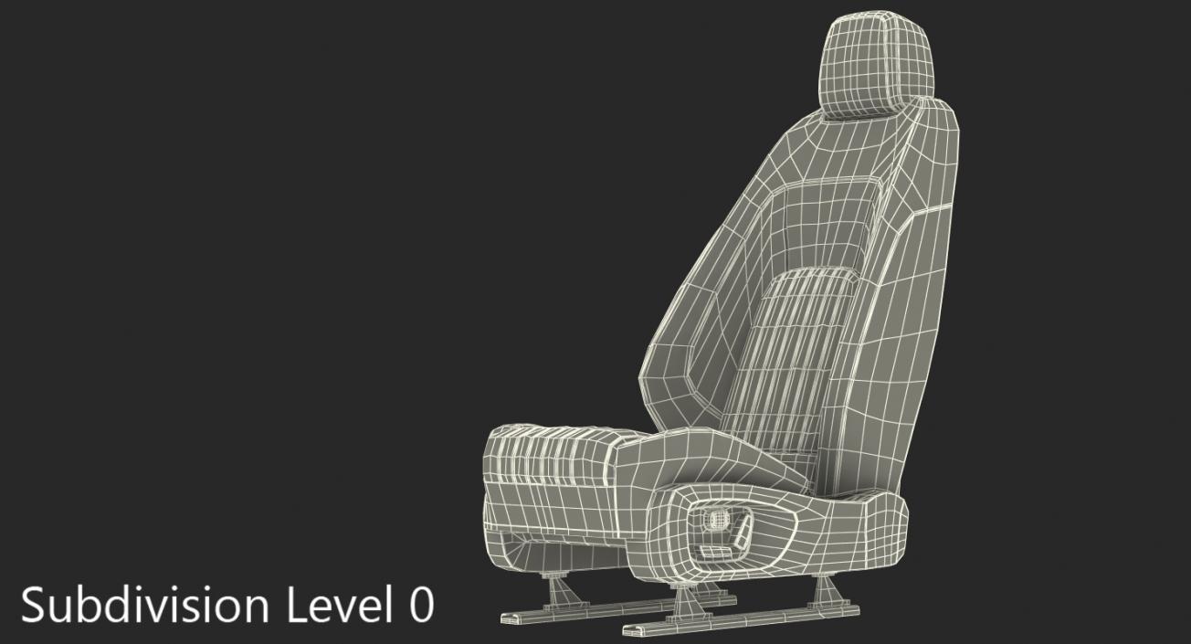 3D Sedan Front Seat