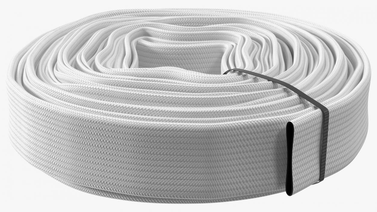 3D Fire Hose Folded