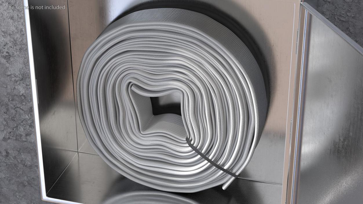 3D Fire Hose Folded