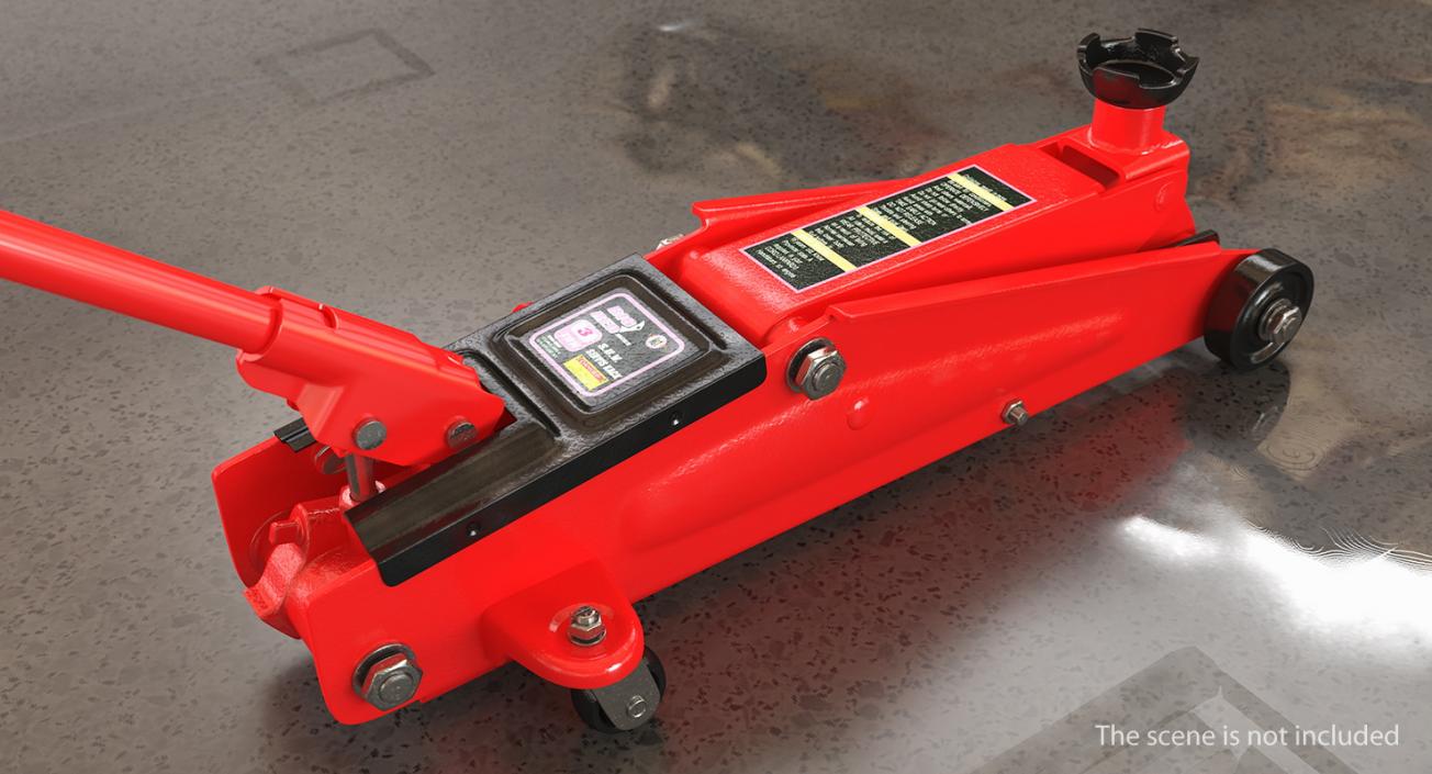 3D Torin Big Red Hydraulic Trolley