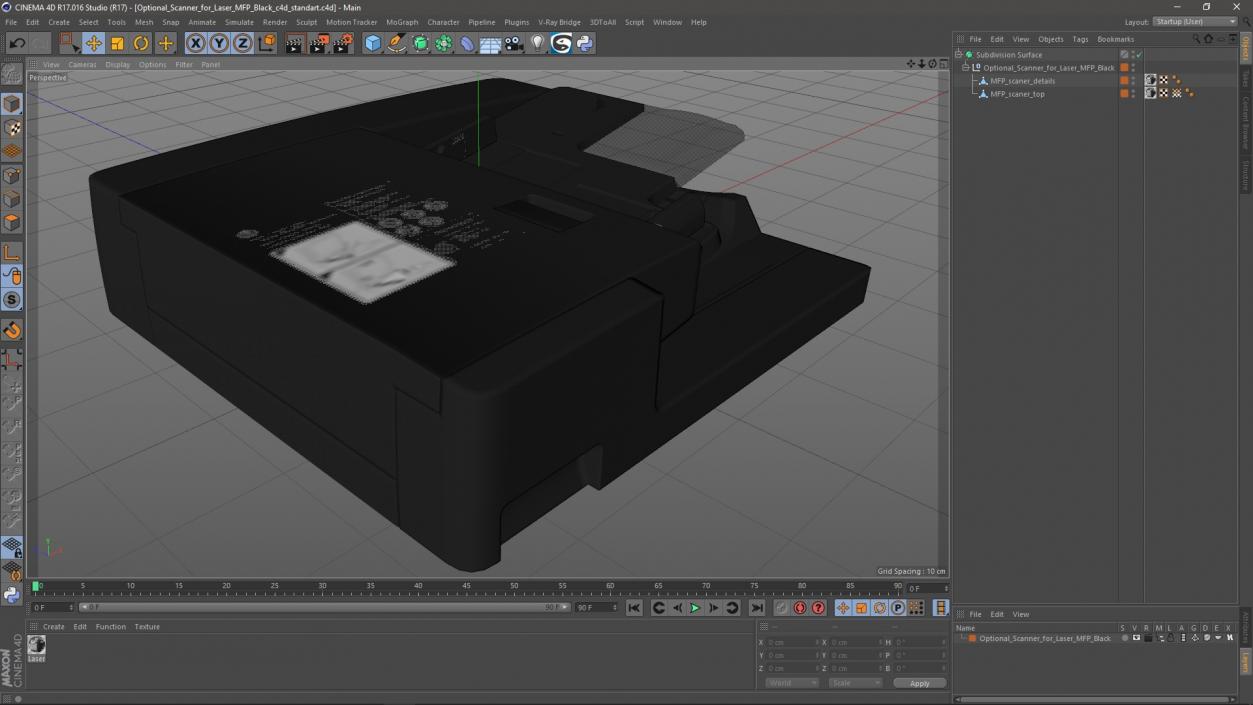 3D Optional Scanner for Laser MFP Black 2 model