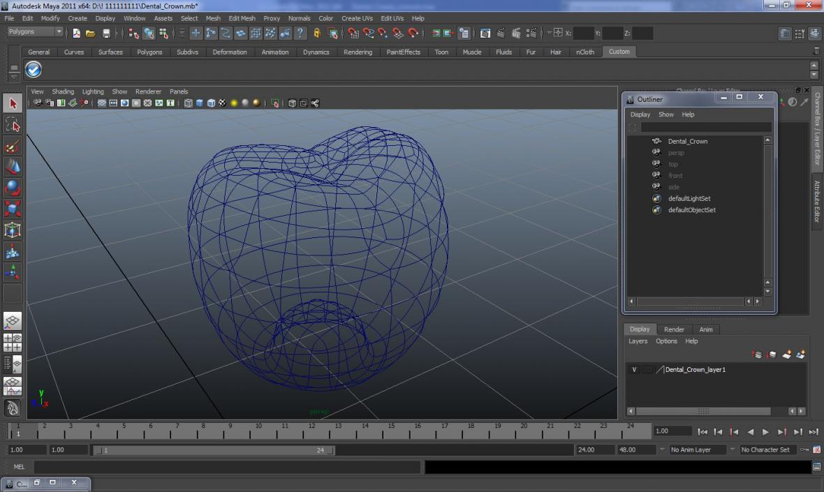 Dental Crown 3D