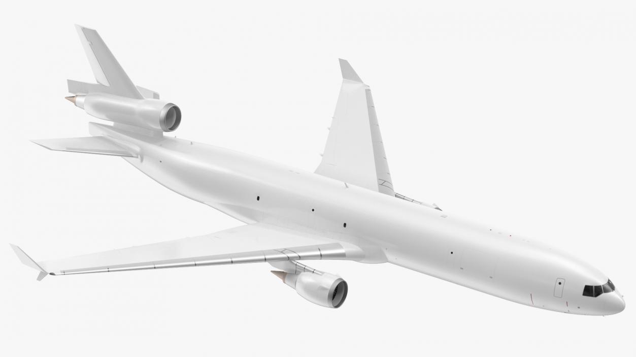 3D McDonnell Douglas MD11 Tri Jet Wide Body Airliner Flight