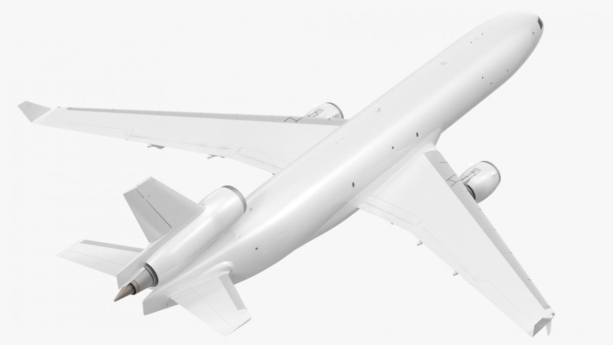 3D McDonnell Douglas MD11 Tri Jet Wide Body Airliner Flight