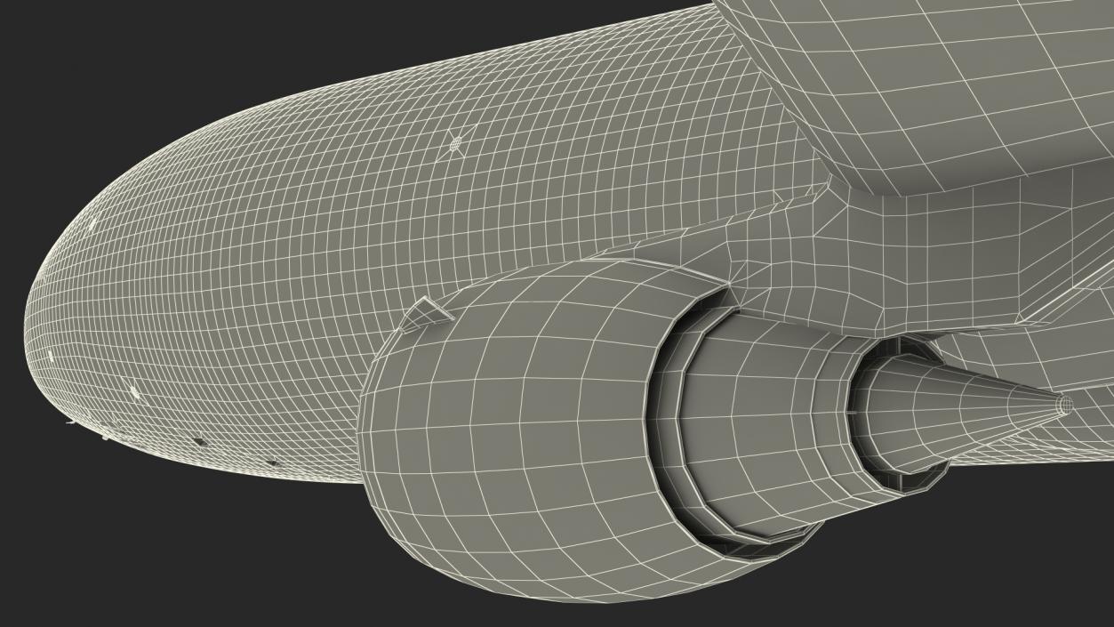 3D McDonnell Douglas MD11 Tri Jet Wide Body Airliner Flight