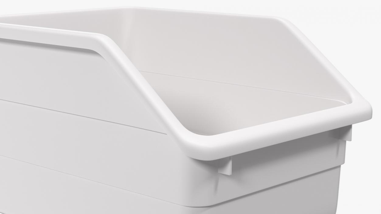 3D model White Plastic Storage Bin