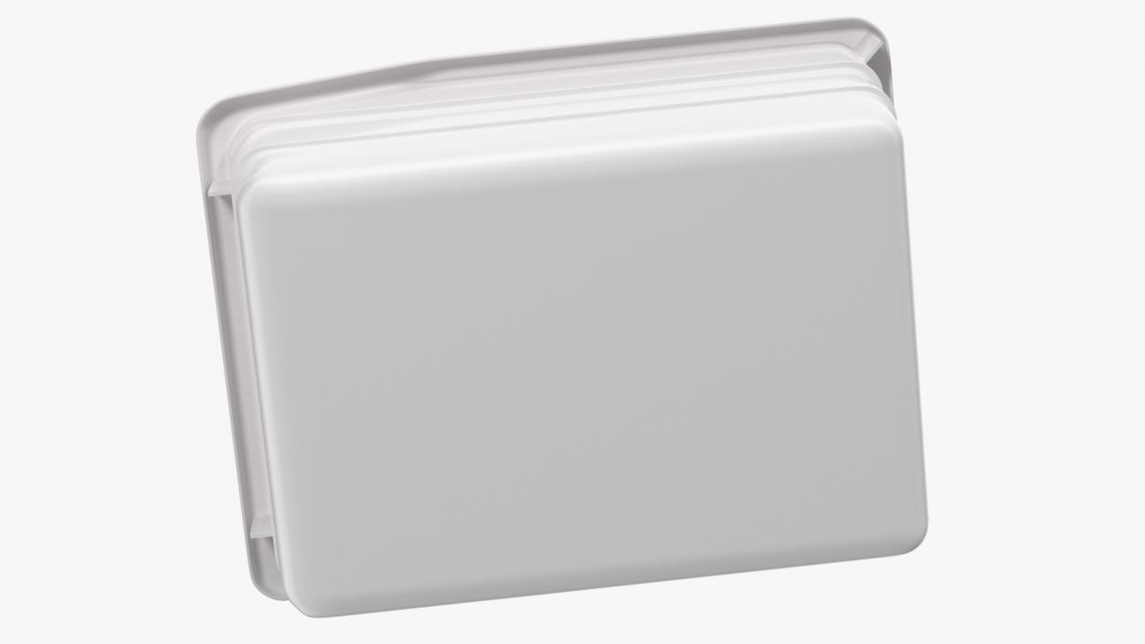 3D model White Plastic Storage Bin