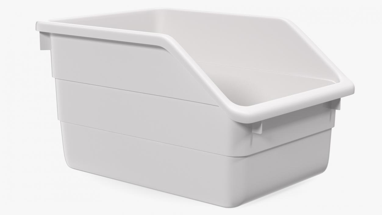 3D model White Plastic Storage Bin