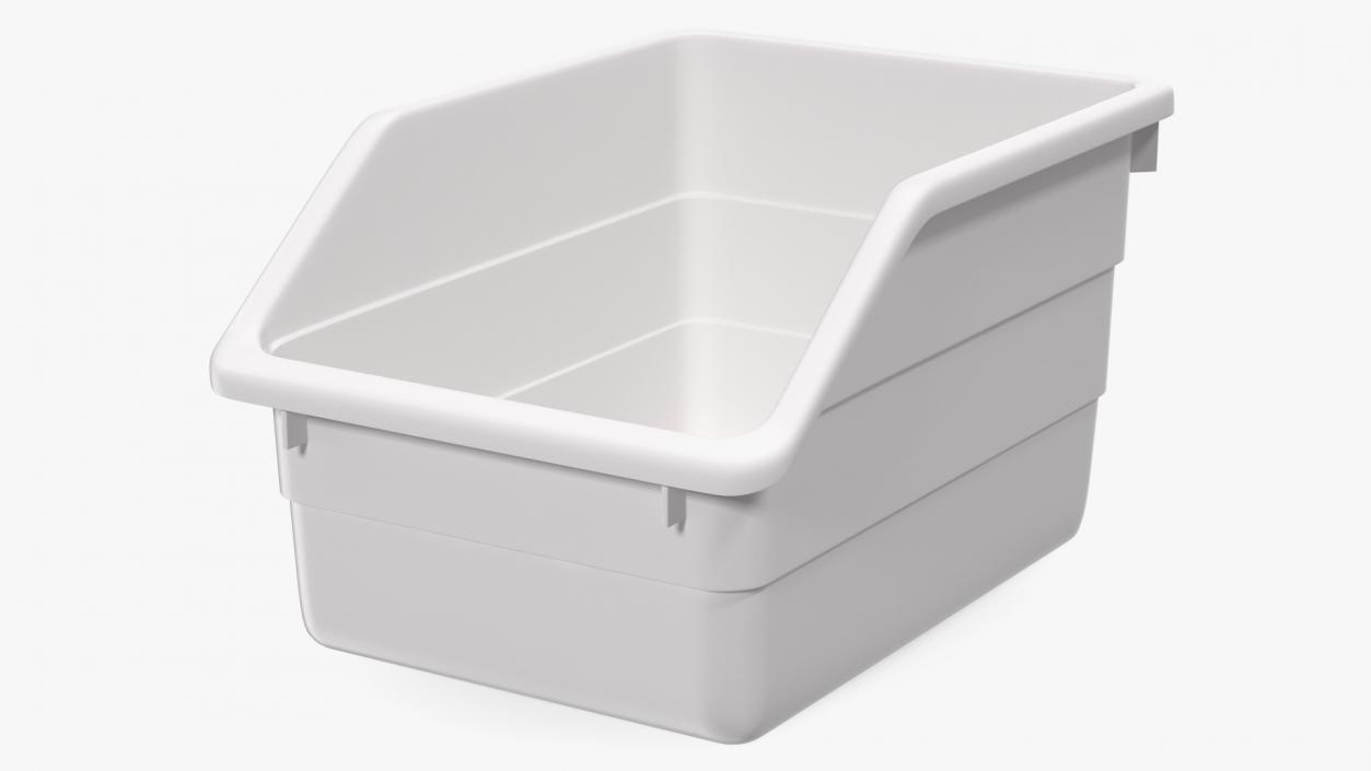 3D model White Plastic Storage Bin