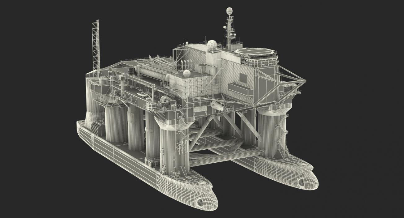 3D Mobile Spacecraft Launch Platform model