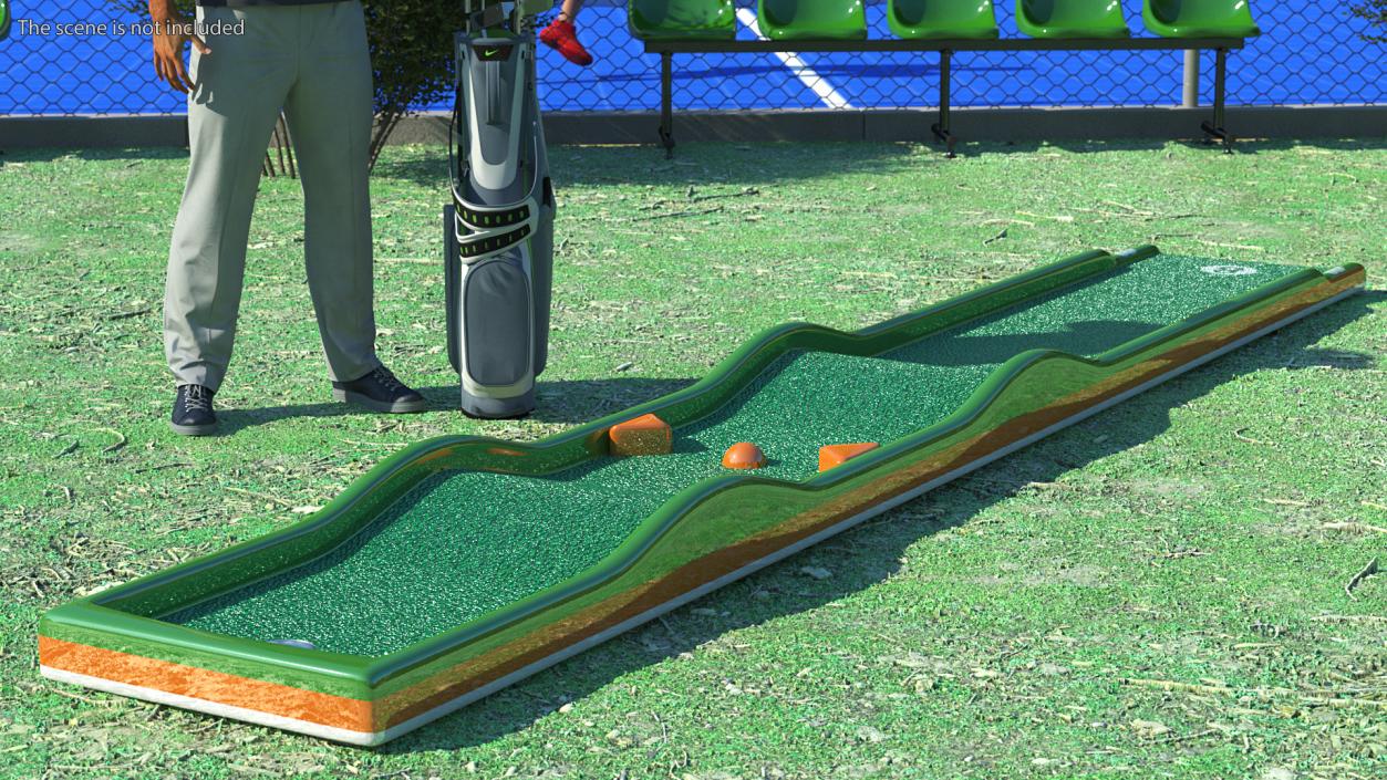 Minigolf 35 Portable Course Hole 8 3D model