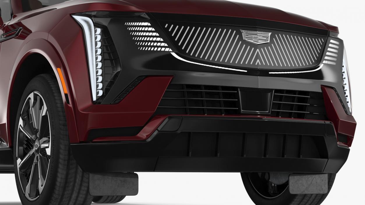 3D model Electric 2025 Cadillac Escalade IQ Black Cherry Tincoat