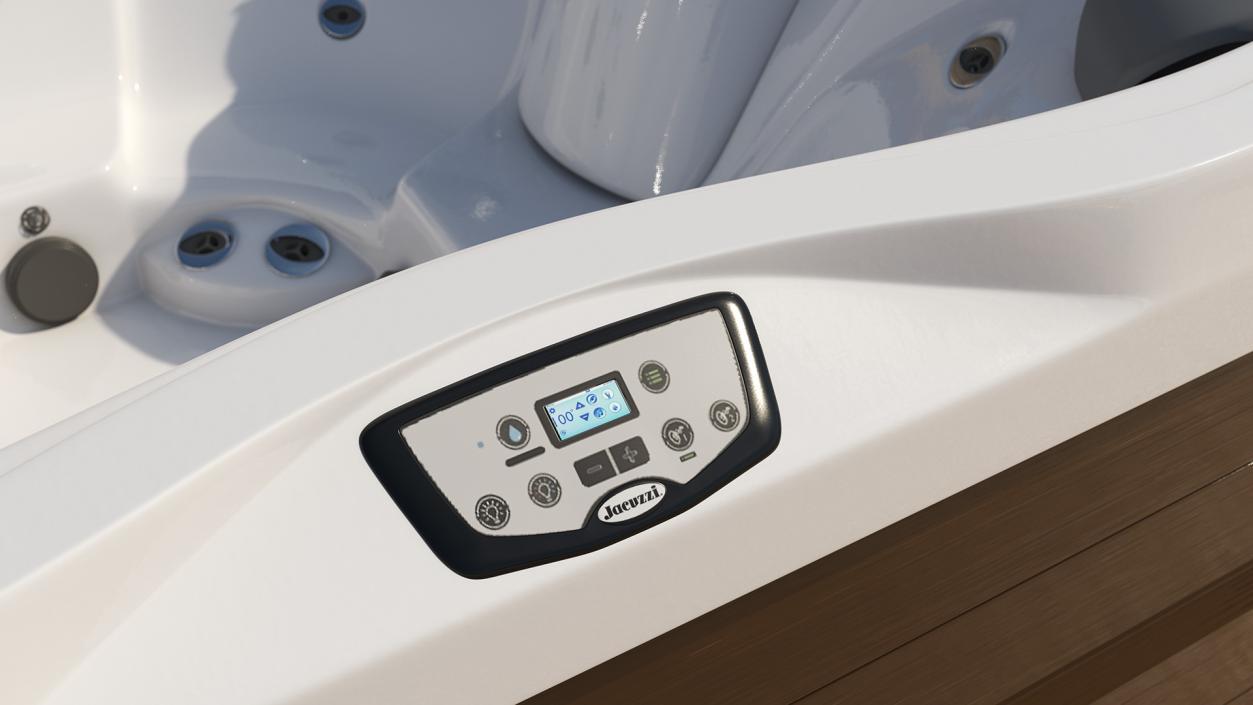 Jacuzzi J 335 Hot Tub Brown 3D