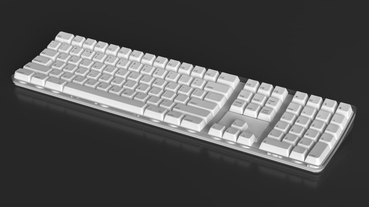 Apple Wireless Computer Keyboard 3D