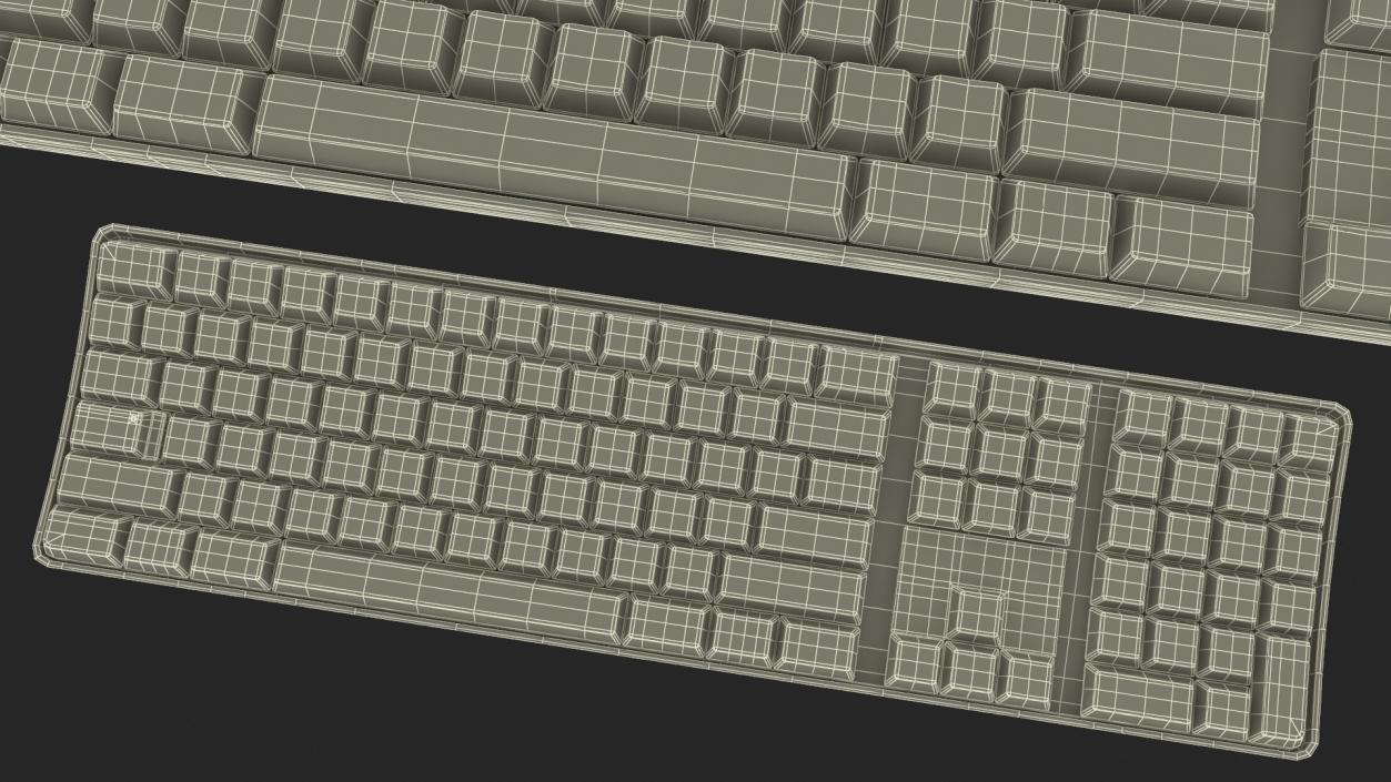 Apple Wireless Computer Keyboard 3D