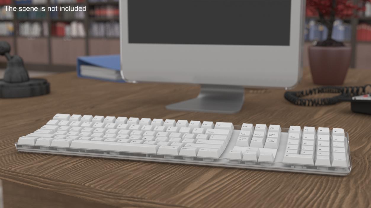 Apple Wireless Computer Keyboard 3D