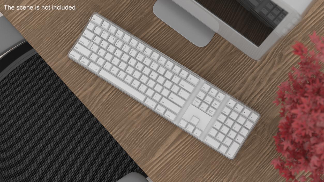 Apple Wireless Computer Keyboard 3D