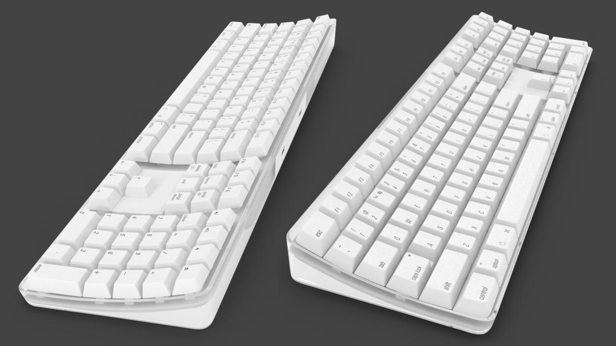 Apple Wireless Computer Keyboard 3D