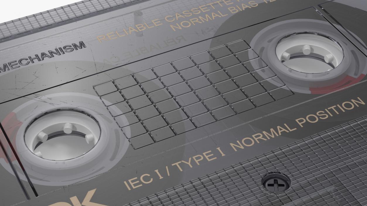 3D TDK D90 Cassette Tape