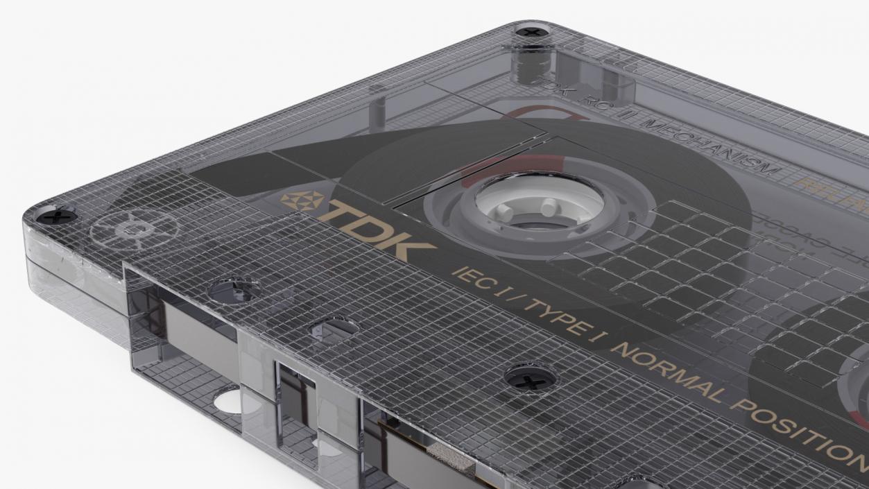 3D TDK D90 Cassette Tape