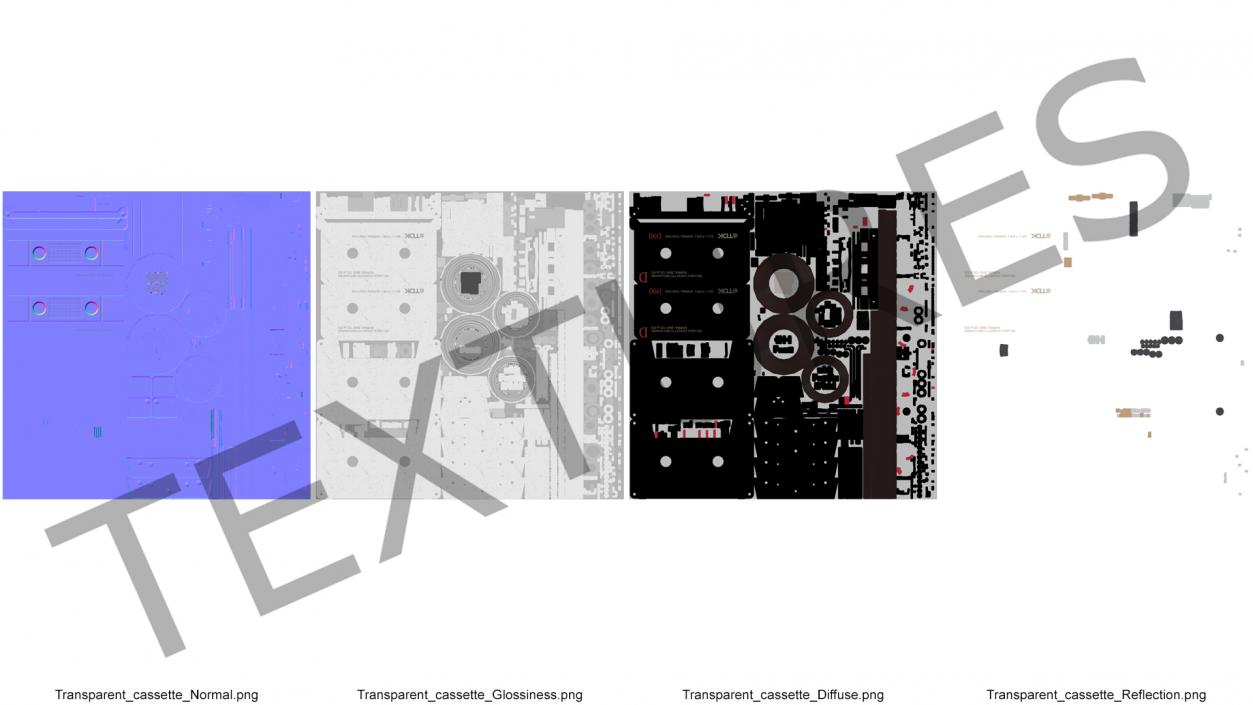 3D TDK D90 Cassette Tape