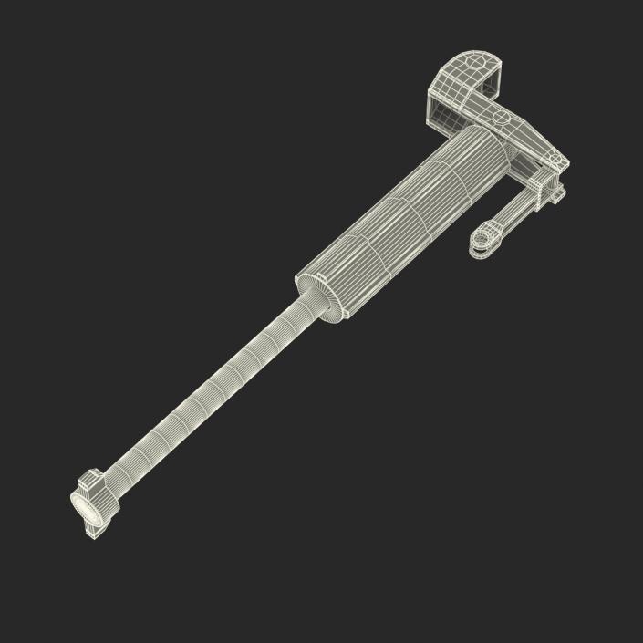 3D model Sci-Fi Painted Hydraulic Cylinder 4