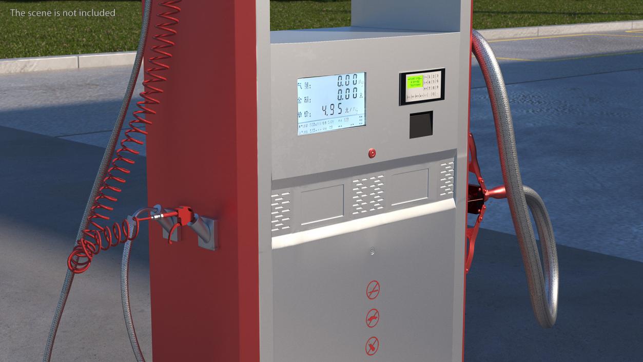 Fuel Dispenser for Liquid Gas 3D model