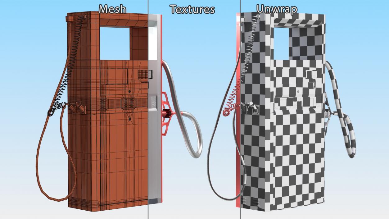 Fuel Dispenser for Liquid Gas 3D model