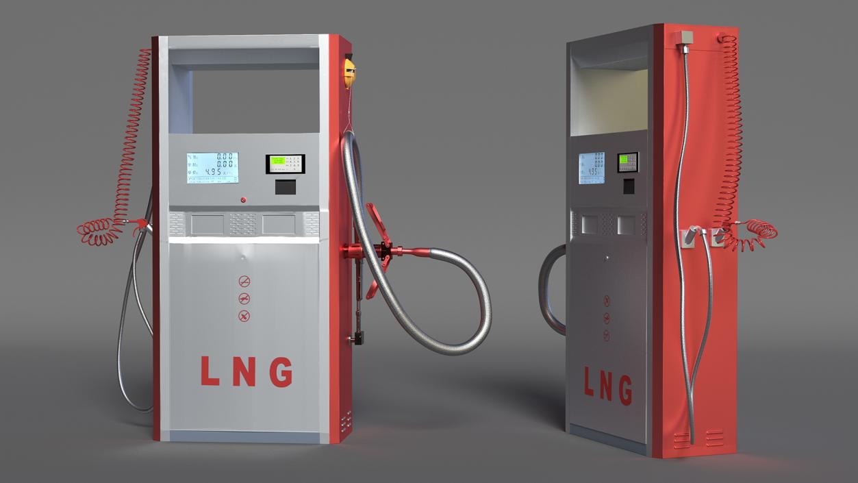 Fuel Dispenser for Liquid Gas 3D model