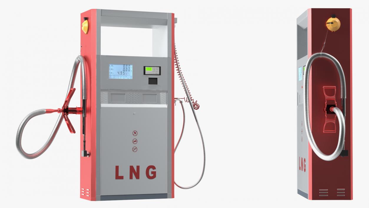 Fuel Dispenser for Liquid Gas 3D model