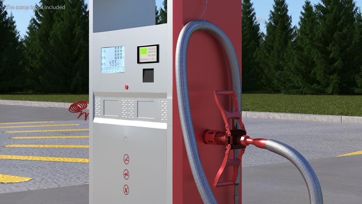 Fuel Dispenser for Liquid Gas 3D model