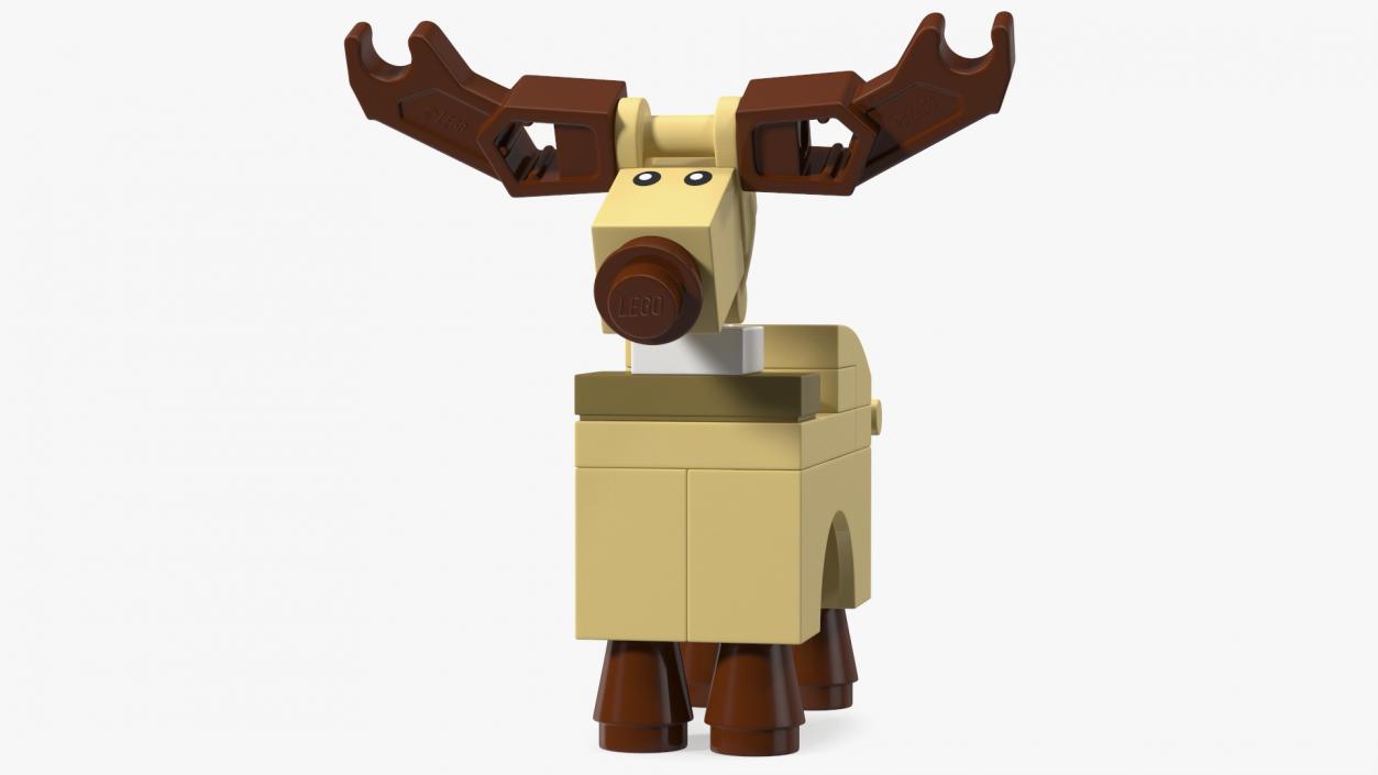 Lego Reindeer Minifigure 3D model