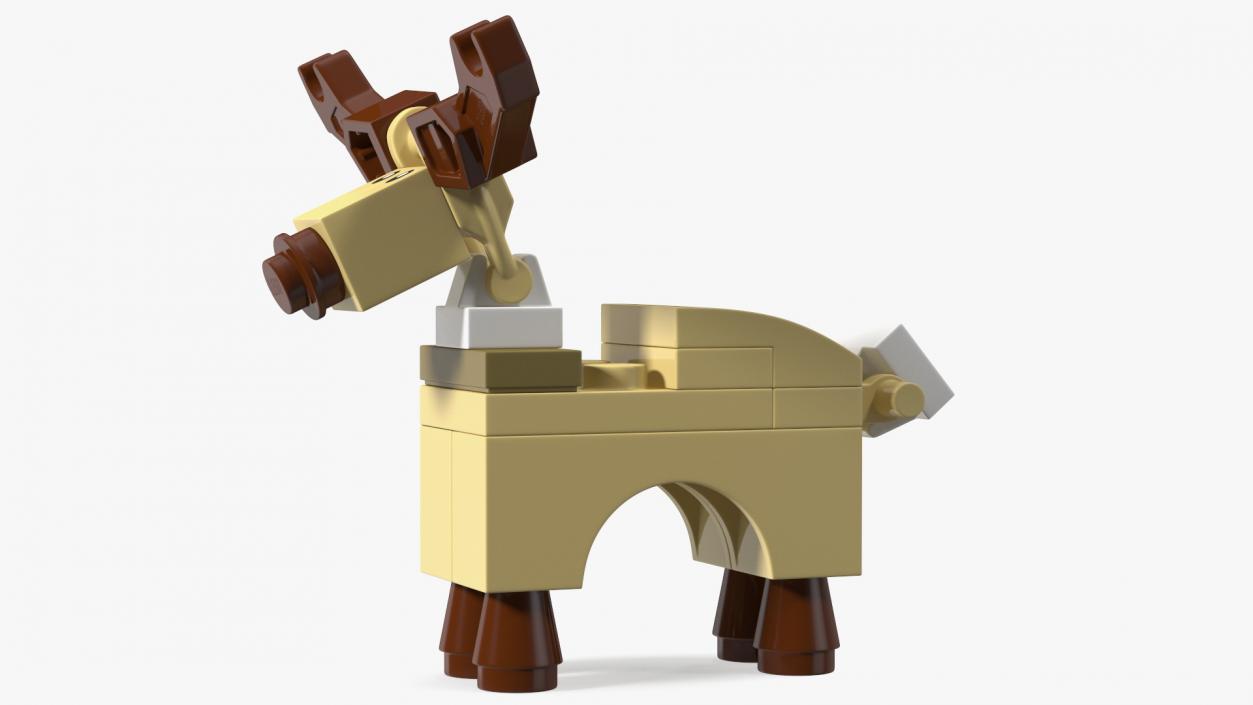 Lego Reindeer Minifigure 3D model