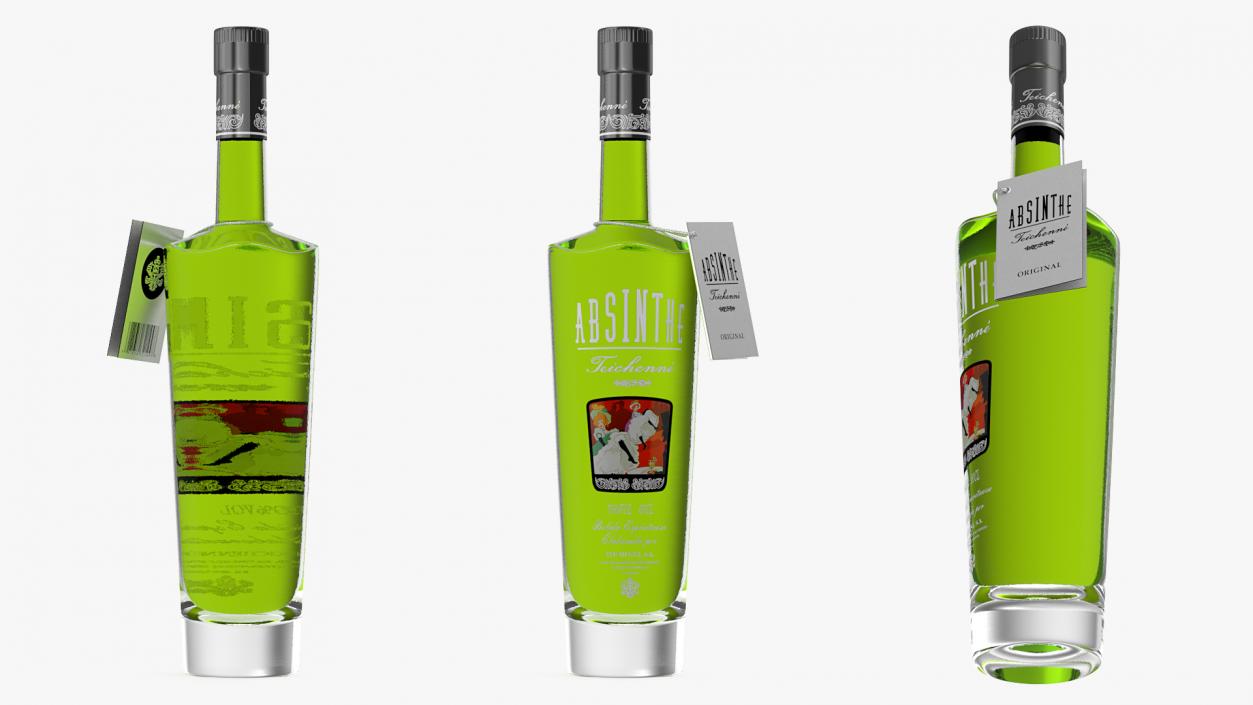 Alcoholic Drinks Collection 6 3D model