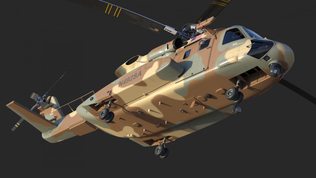 3D Sikorsky H-92 Superhawk model