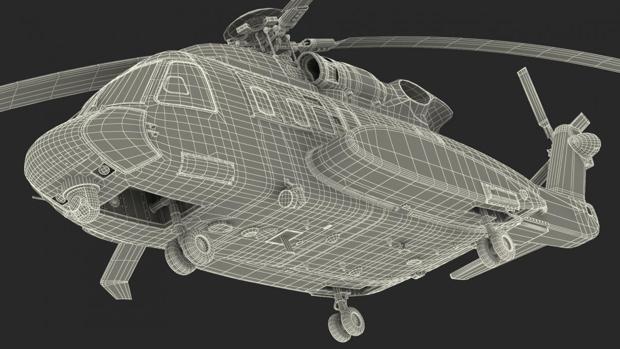 3D Sikorsky H-92 Superhawk model