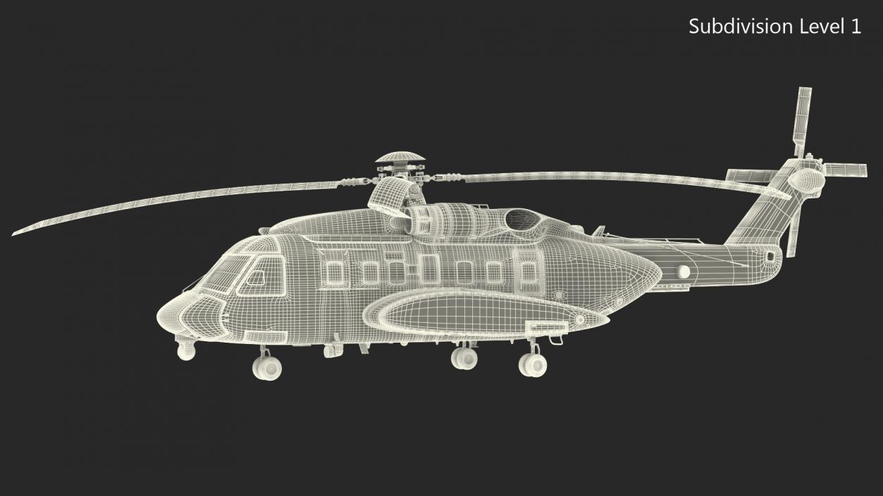 3D Sikorsky H-92 Superhawk model