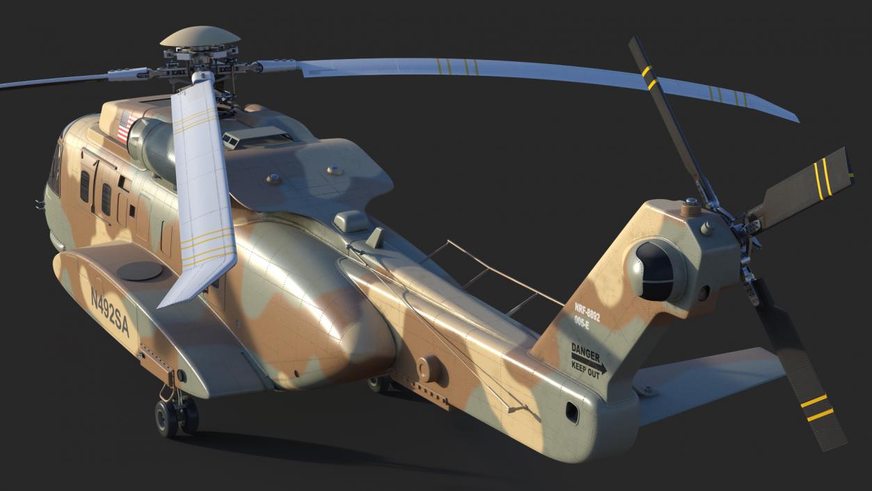 3D Sikorsky H-92 Superhawk model