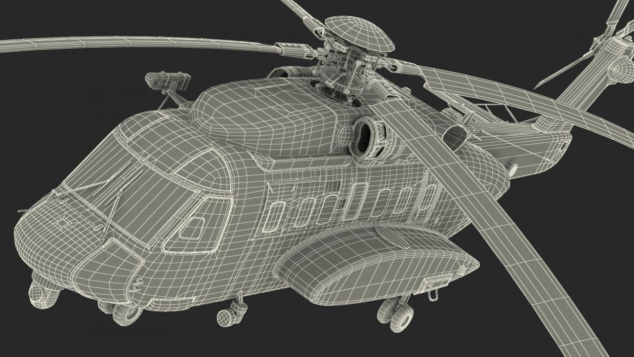 3D Sikorsky H-92 Superhawk model